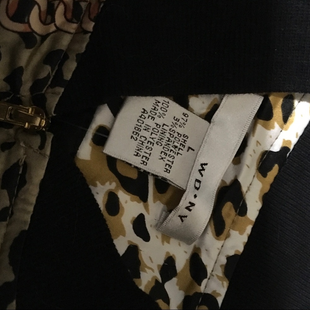 🆕NWT Equestrian Leopard Print Bomber Jacket - Picture 7 of 8